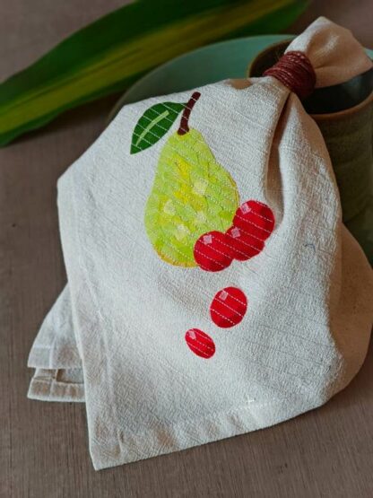 White base: Fruit collection Napkin (Set of 4) - Image 4
